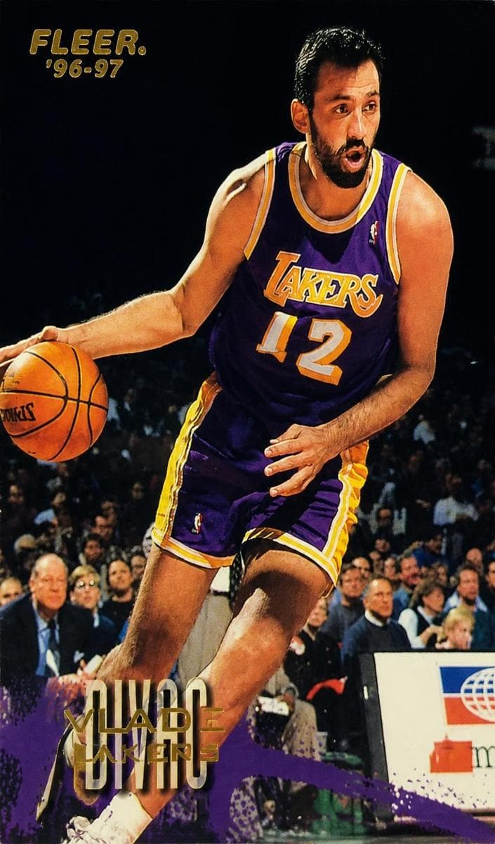 Vlade Divac 1996 fleer