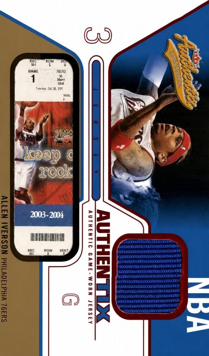 Allen Iverson 2003 fleer