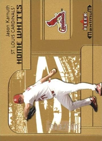 Jason Karnuth 2002 fleer Fleer Maximum