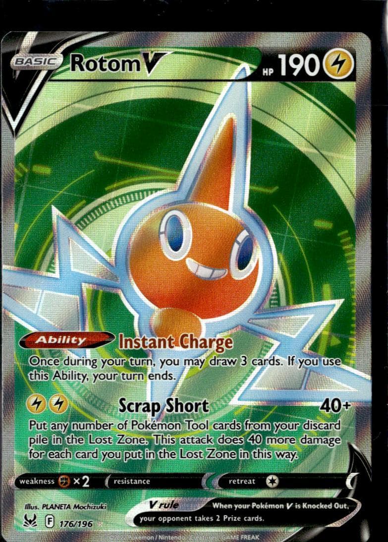 Rotom V trading card