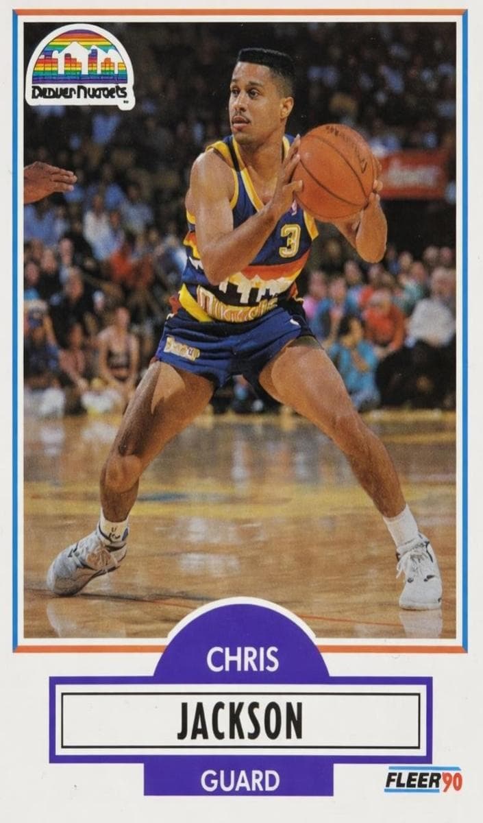 Chris Jackson 1990 fleer