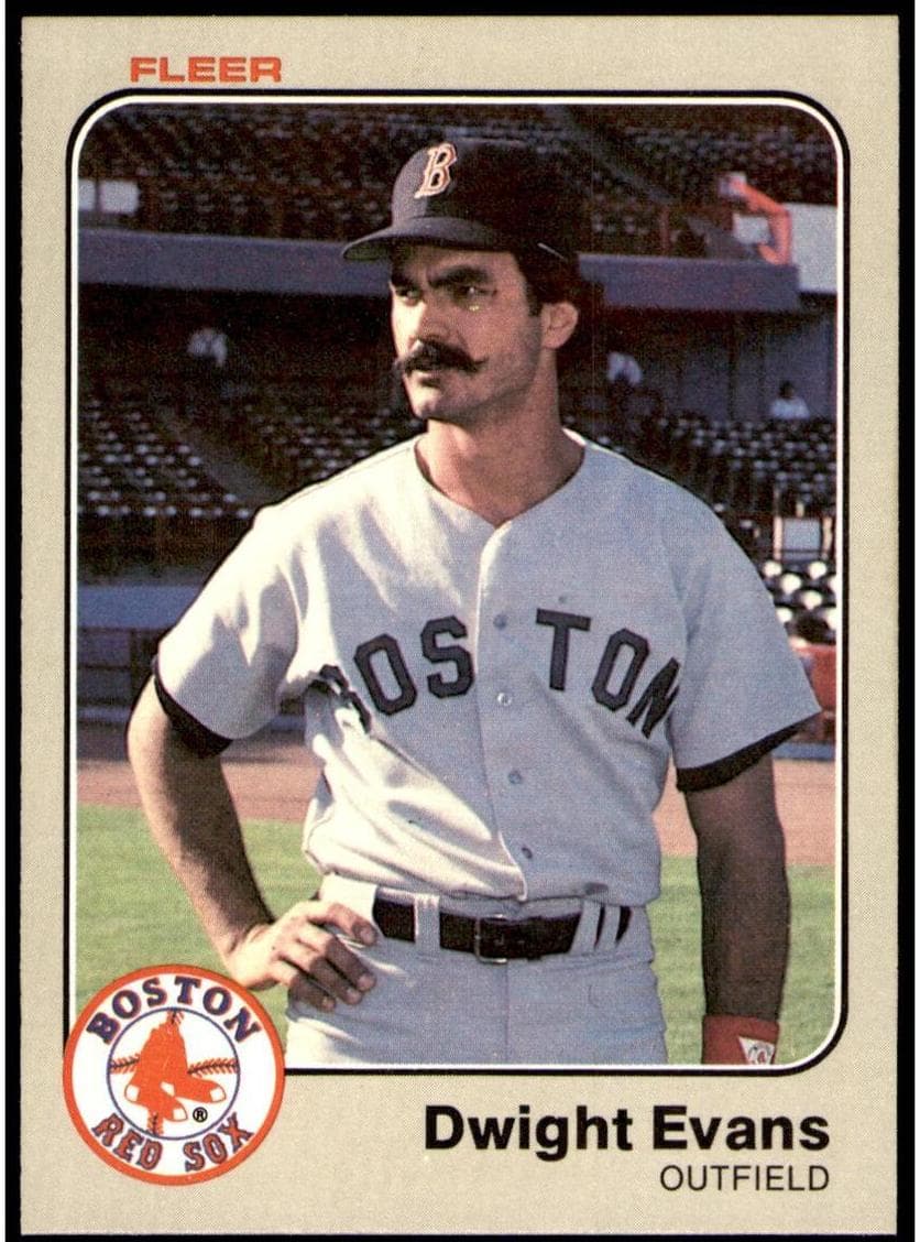 Dwight Evans trading card