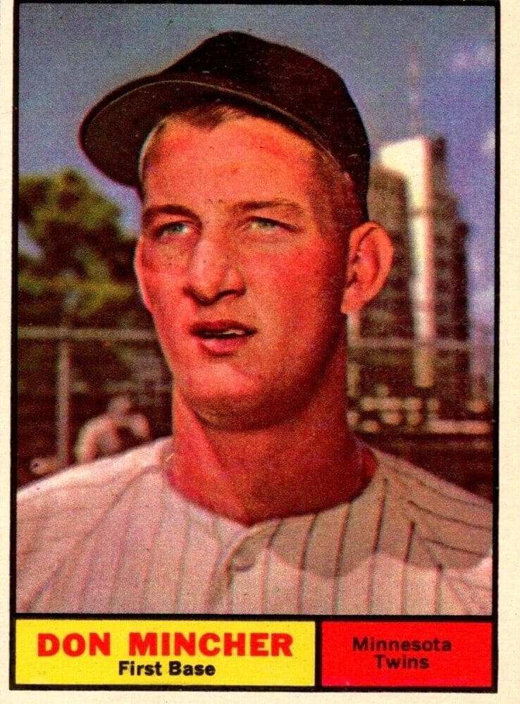 Don Mincher 1961 topps Topps