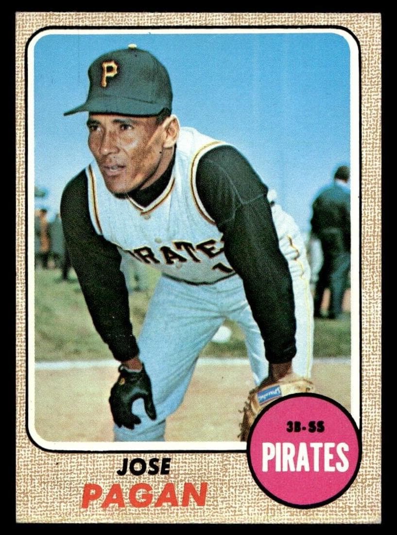 Jose Pagan 1968 topps Topps
