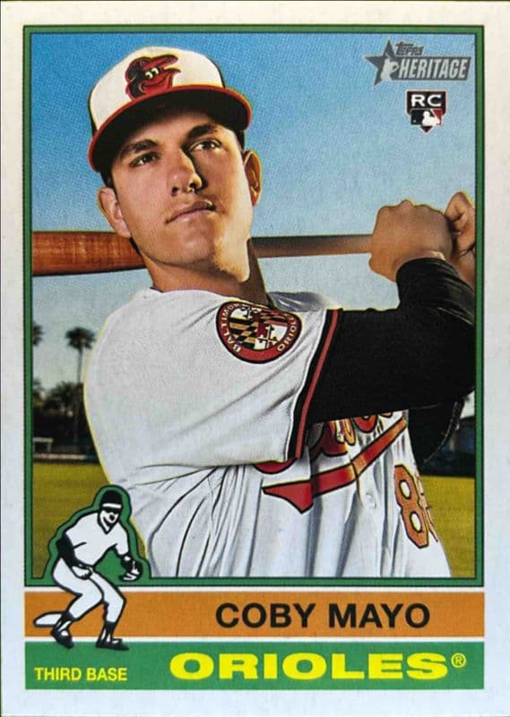 Coby Mayo 2025 topps Topps Heritage