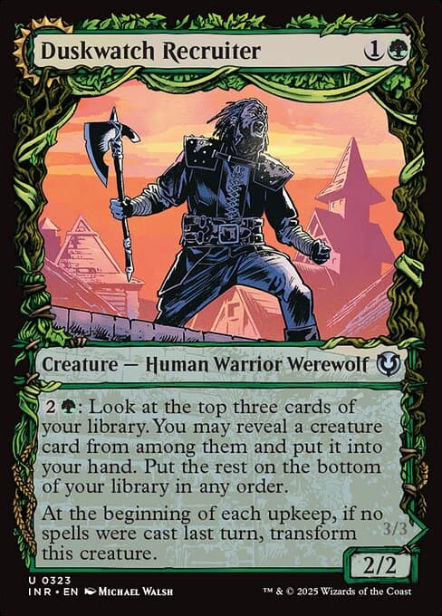 Duskwatch Recruiter // Krallenhorde Howler #323