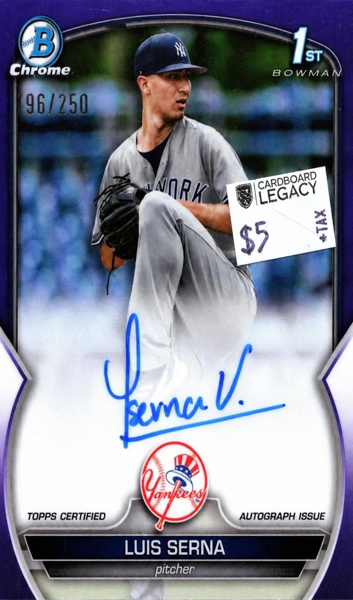 Luis Serna 2023 bowman Bowman Chrome