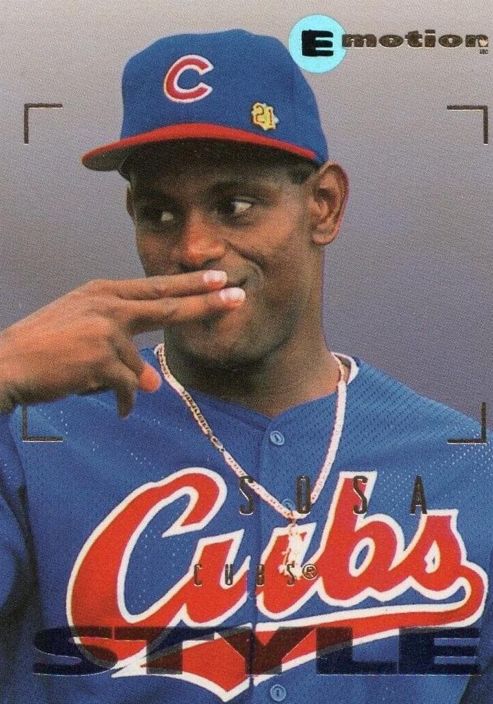 Sammy Sosa 1995 skybox