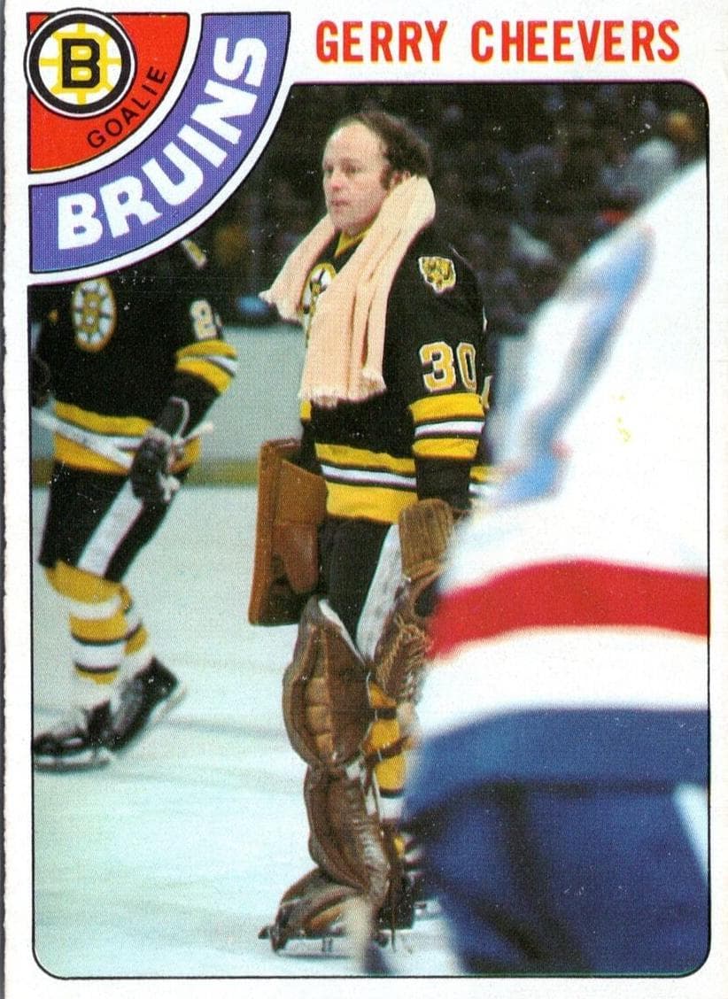 Gerry Cheevers 1978 topps O-Pee-Chee