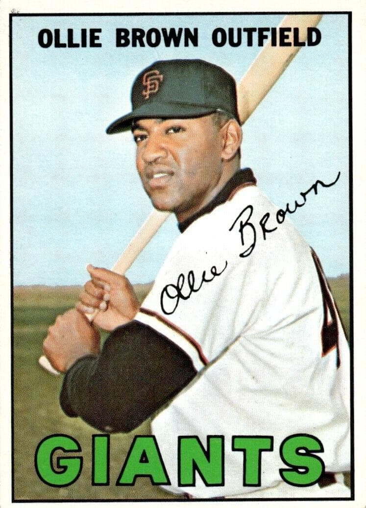 Ollie Brown 1967 topps Topps