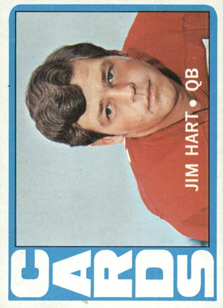 Jim Hart 1972 topps Topps