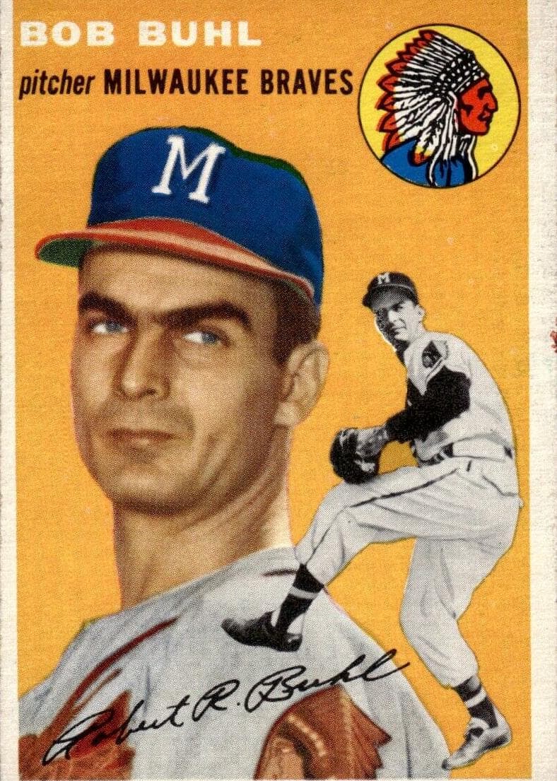 Bob Buhl 1954 topps Topps