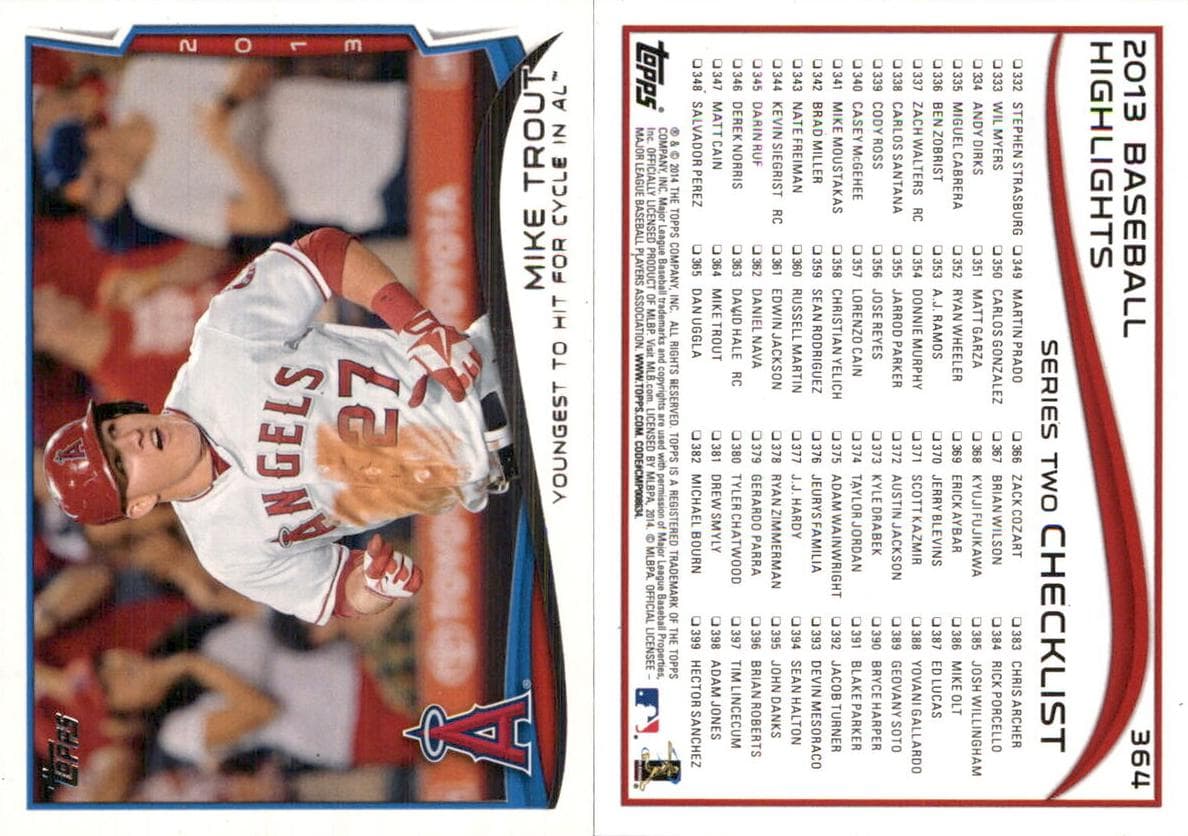 Mike Trout 2014 topps