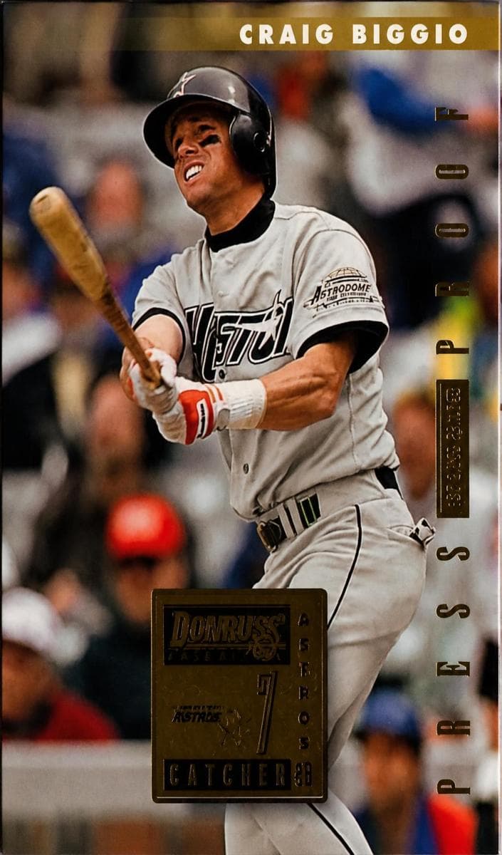 Craig Biggio 1996 panini