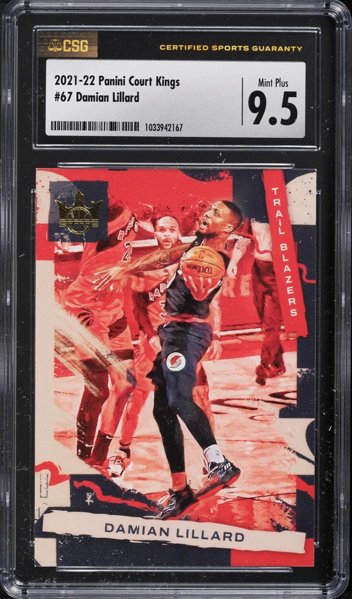 Damian Lillard 2021 panini Panini Court Kings