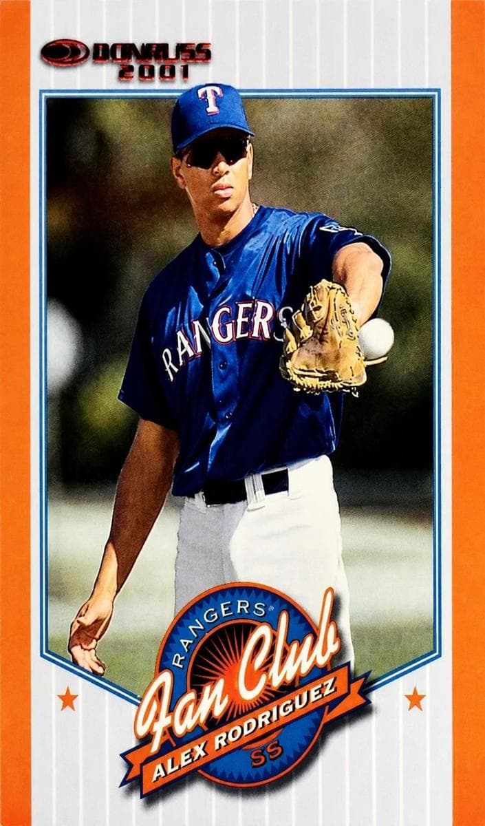 Alex Rodriguez 2001 panini Donruss