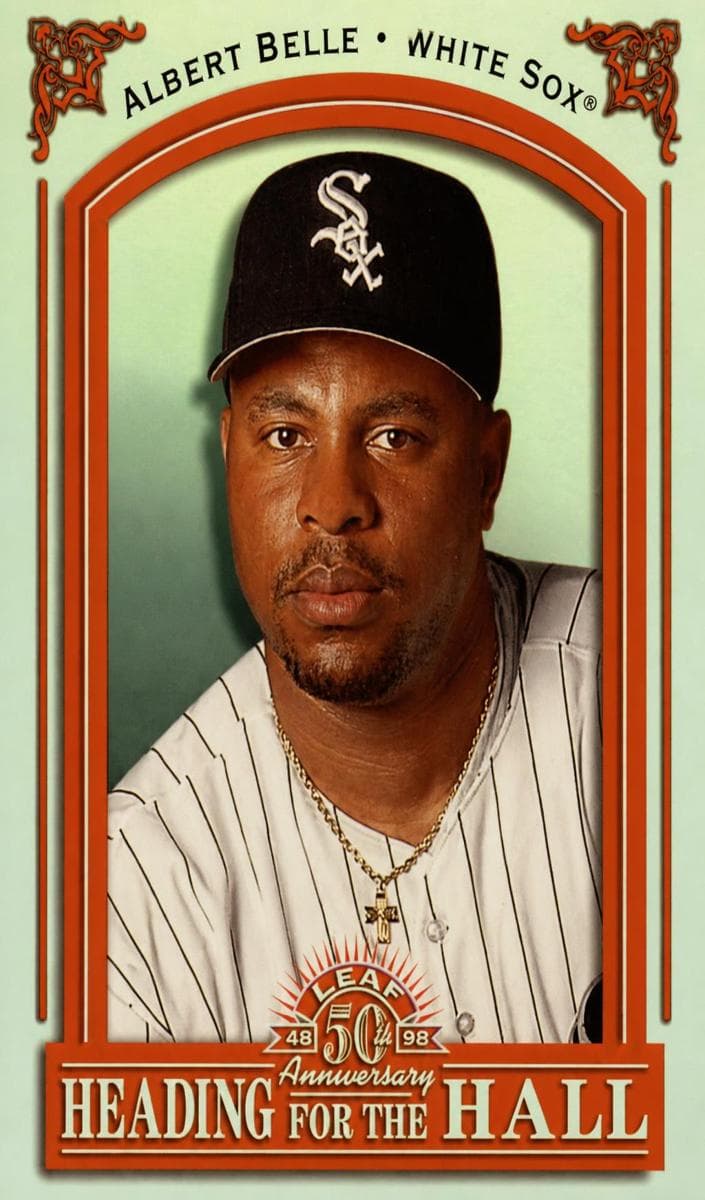 Albert Belle 1998 leaf Leaf