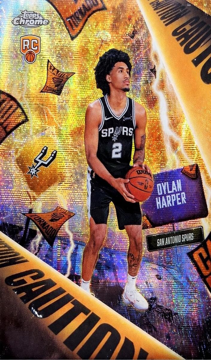 Dylan Harper 2025 topps Topps Chrome Advisory example 1