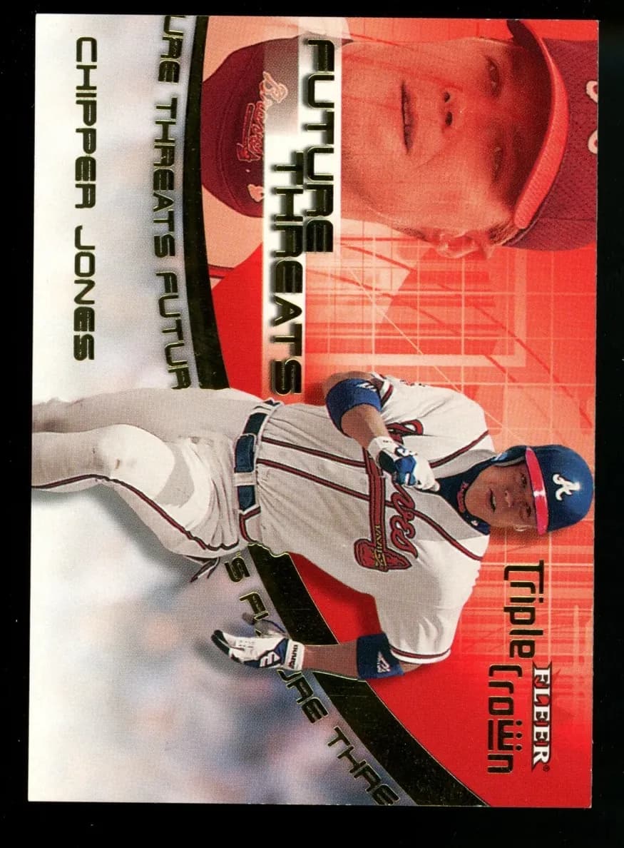 Chipper Jones 2001 fleer Fleer Triple Crown