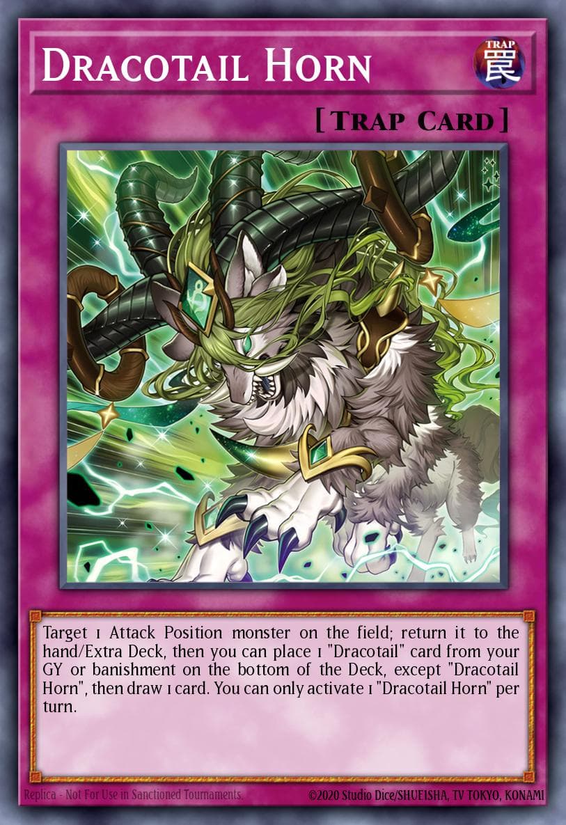 Dracotail Horn 2025 Yu-Gi-Oh! Justice Hunters