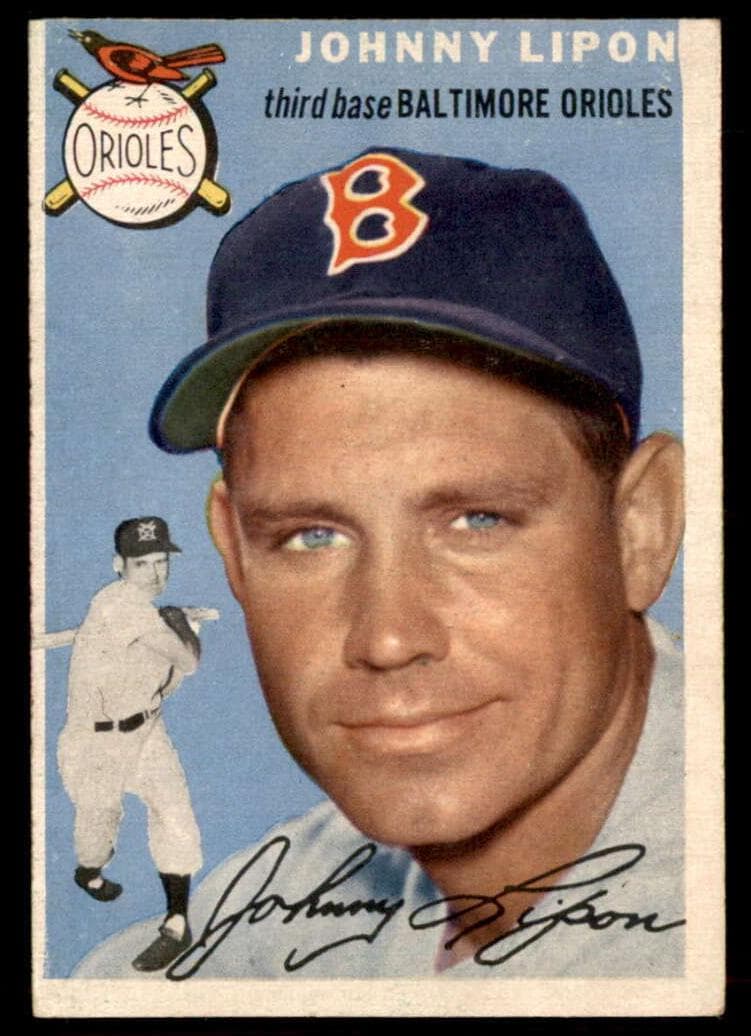 Johnny Lipon 1954 topps Topps