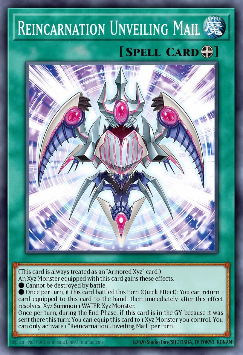 Reincarnation Unveiling Mail 2024 Yu-Gi-Oh! Japanese Rage of the Abyss