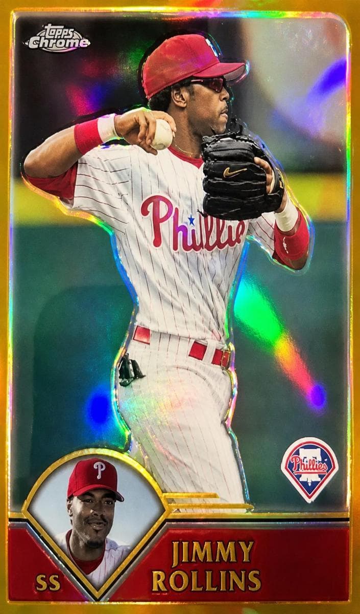 Jimmy Rollins 2003 topps Topps Chrome