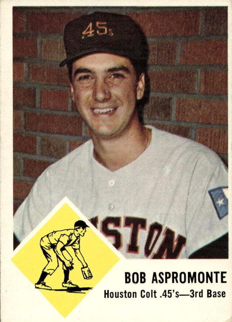 Bob Aspromonte 1963 fleer Fleer