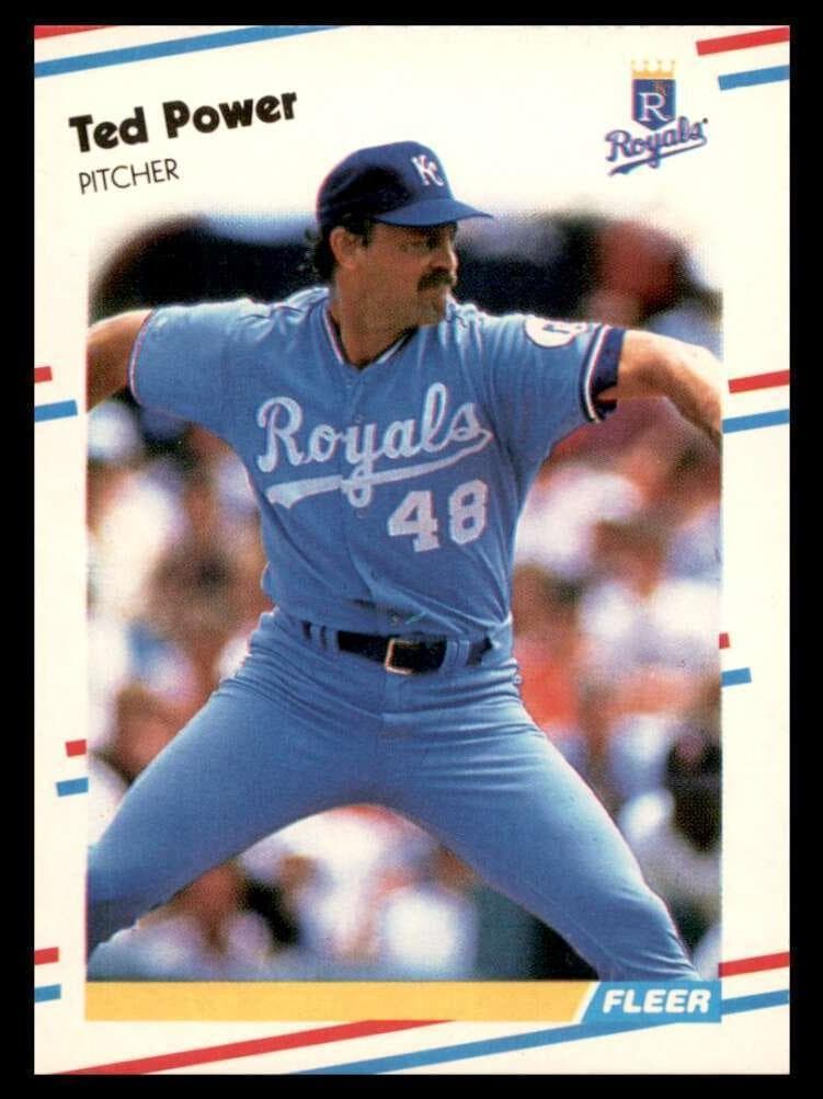 Ted Power 1988 fleer Fleer Update