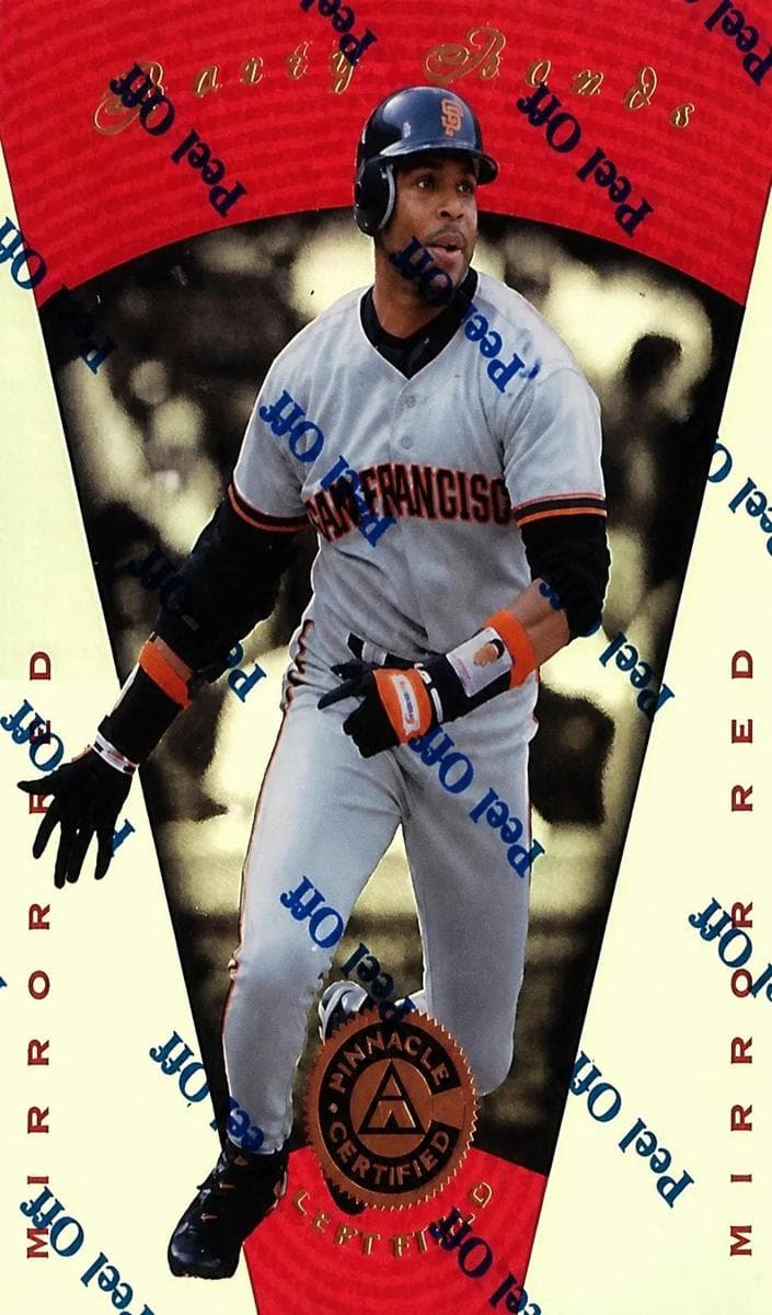 Barry Bonds 1997 panini Pinnacle Certified