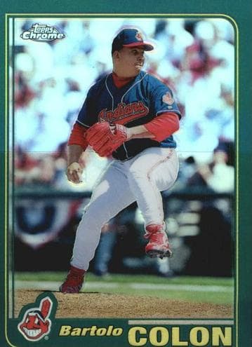 Bartolo Colon 2001 topps Topps Chrome