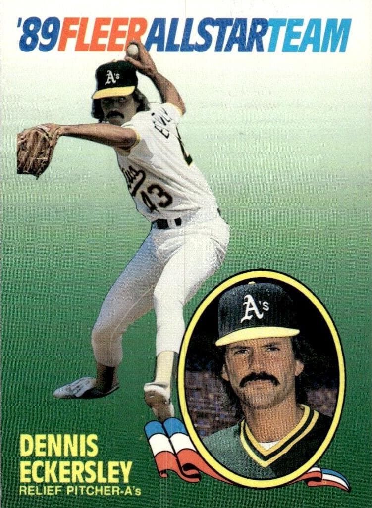 Dennis Eckersley 1989 fleer Fleer