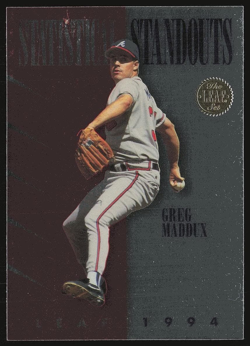 Greg Maddux 1994 leaf