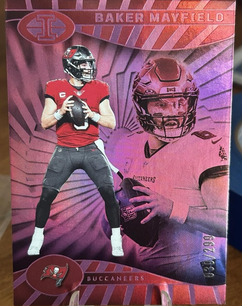 Baker Mayfield 2024 Illusions auto card