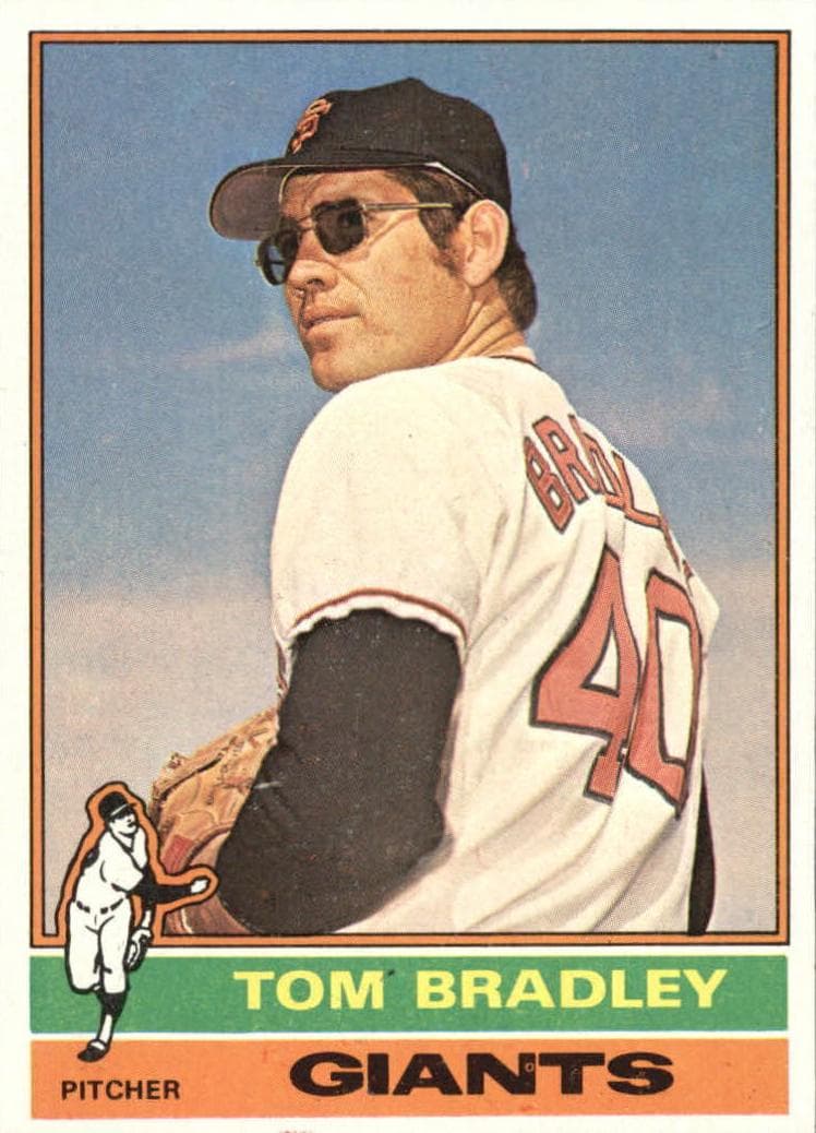 Tom Bradley 1976 topps Topps