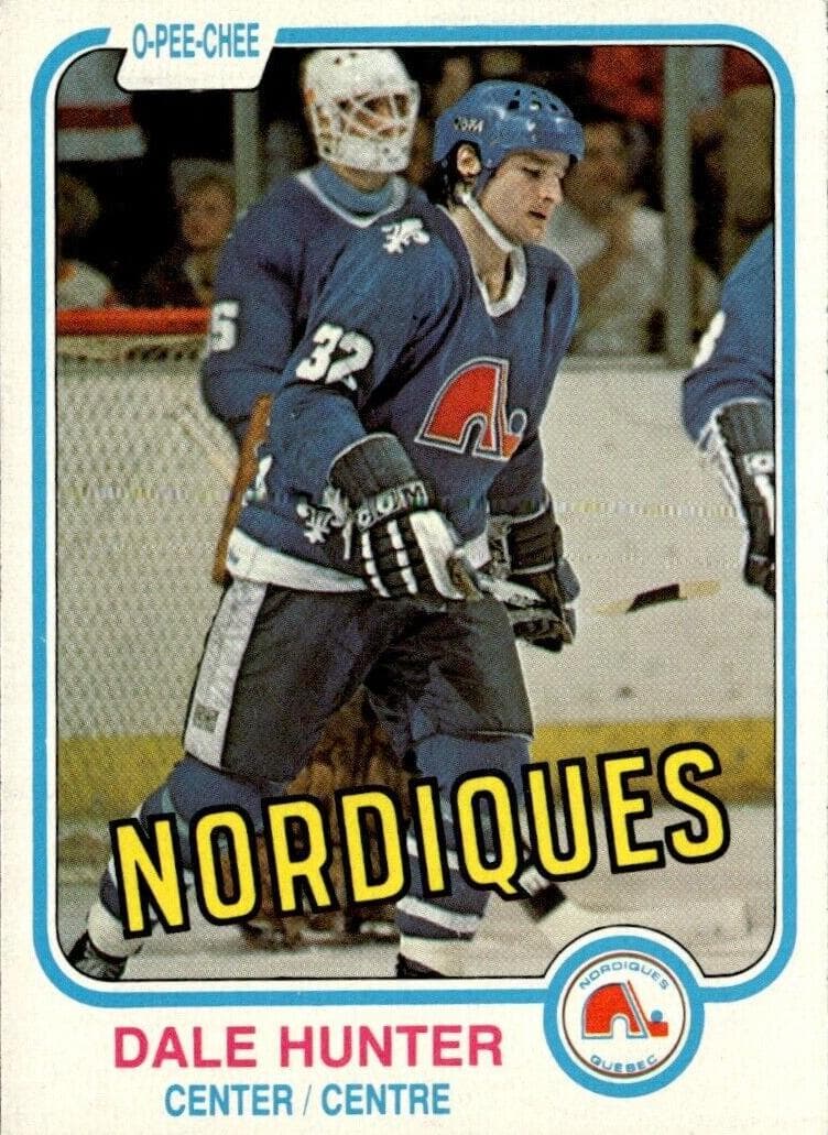 Dale Hunter 1981 topps O-Pee-Chee