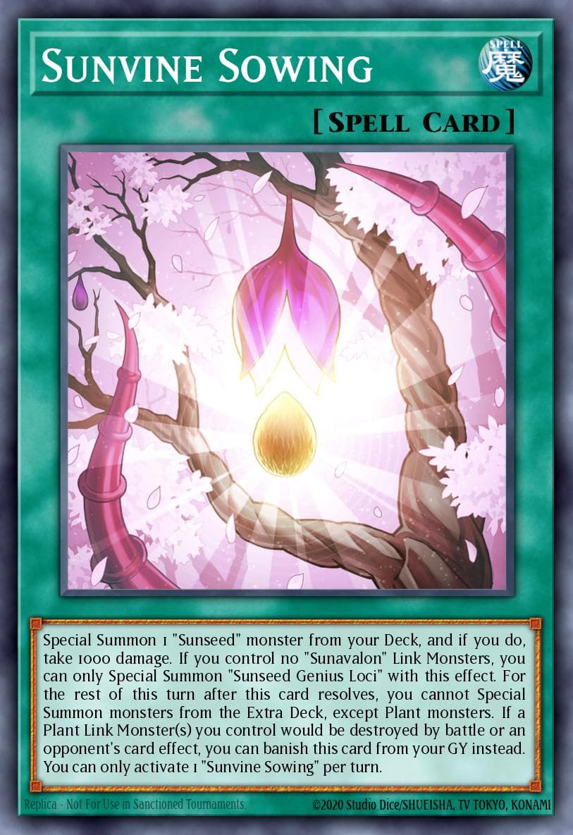Sunvine Sowing 2021 Yu-Gi-Oh! Japanese Burst of Destiny