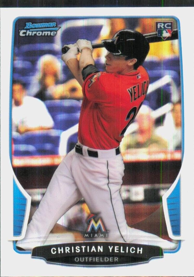 Christian Yelich 2013 Bowman Draft Picks & Prospects rookie card