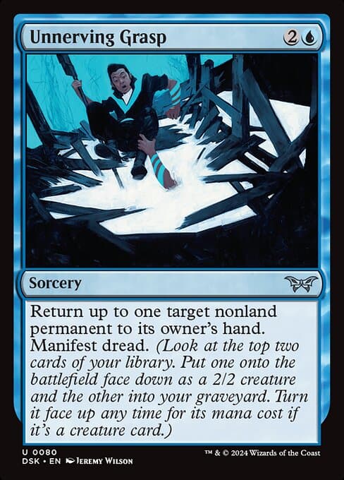 Unnerving Grasp 2024 Magic: The Gathering Duskmourn: House of Horror