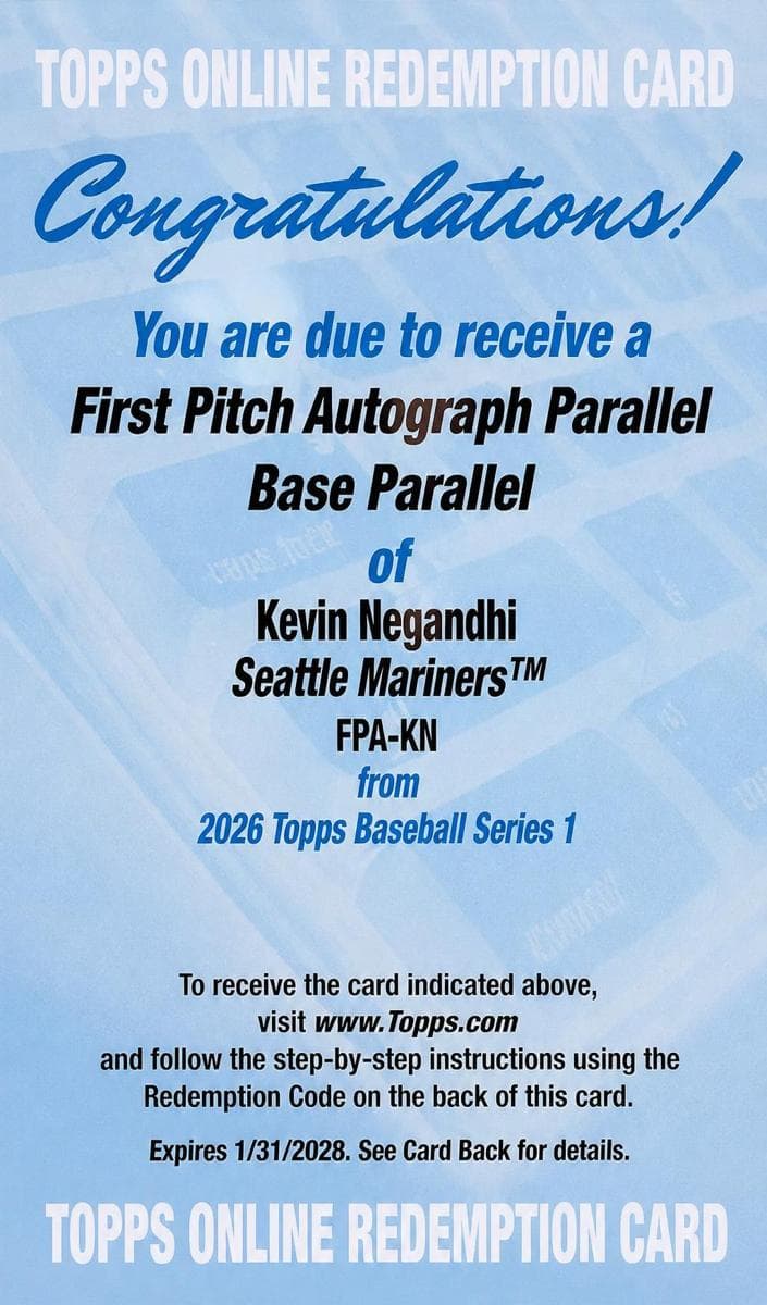 Kevin Negandhi trading card