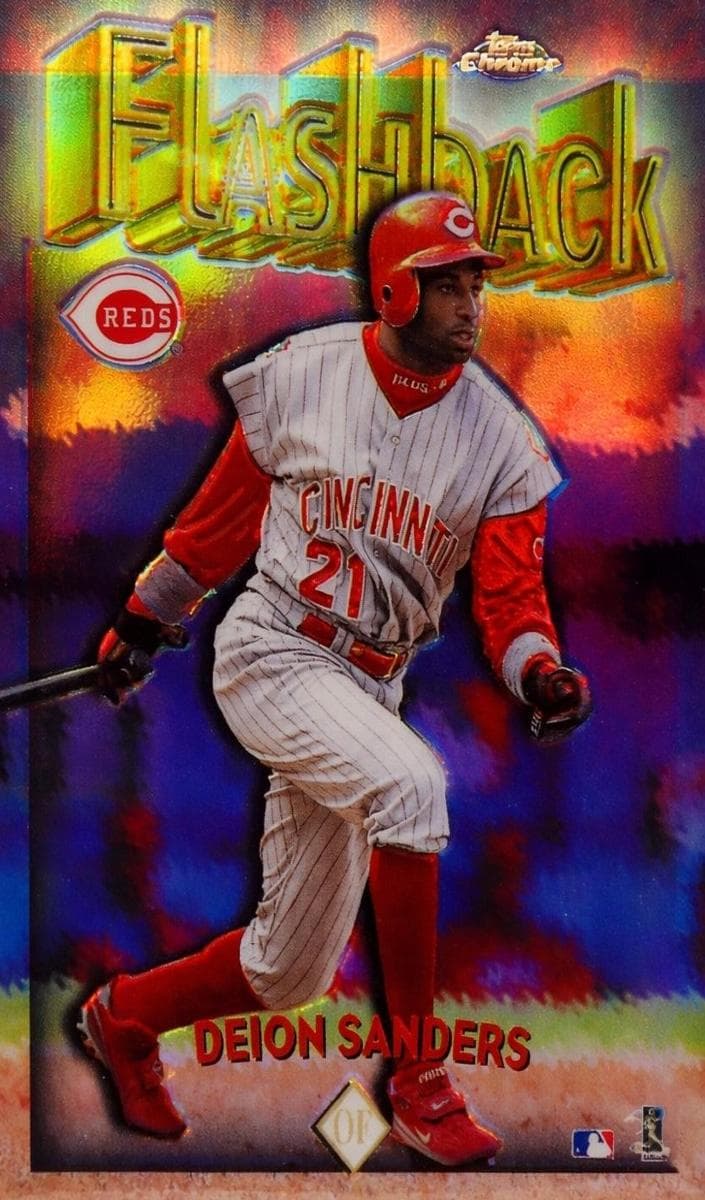 Deion Sanders 1998 topps Topps Chrome