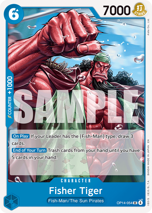 Fisher Tiger 2025 One Piece Azure Sea's Seven