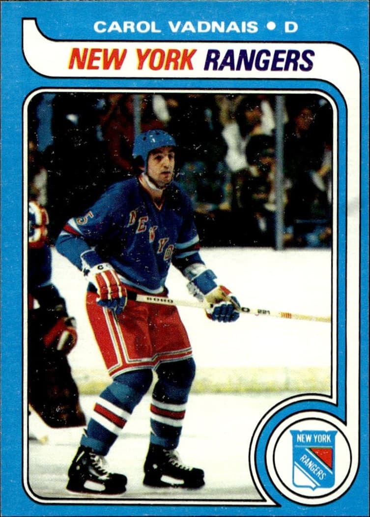 Hockey Carol Vadnais 1979 Topps