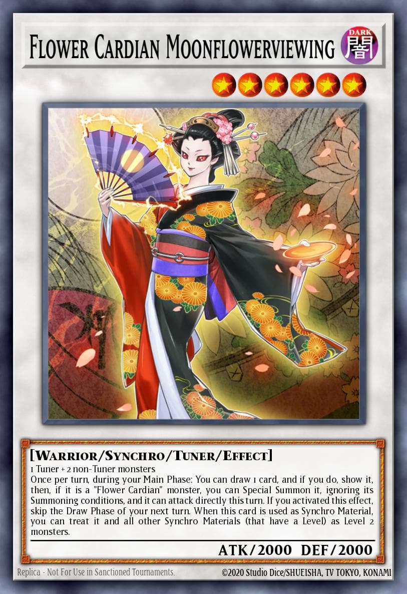 Flower Cardian Moonflowerviewing 2018 Yu-Gi-Oh! Flames of Destruction
