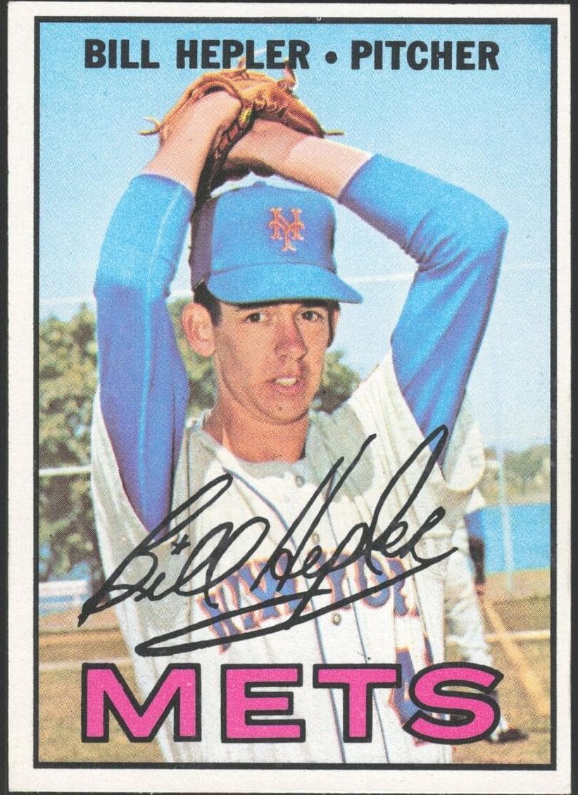 Bill Hepler 1967 topps Topps