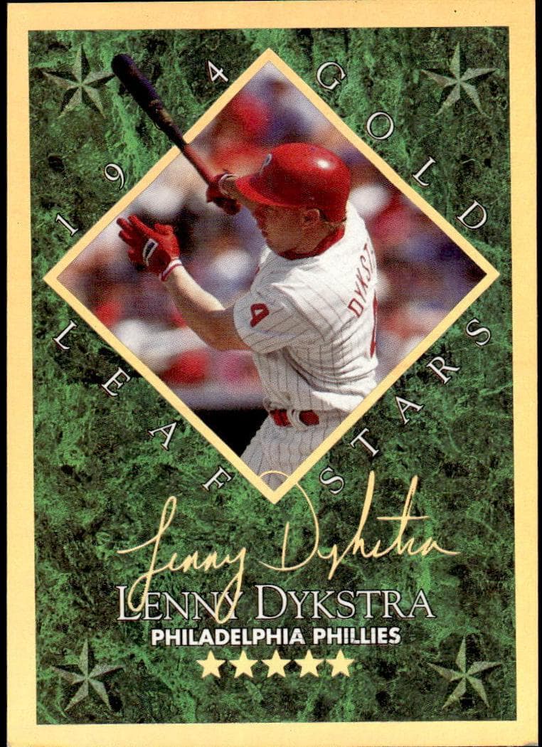 Lenny Dykstra 1994 leaf Leaf