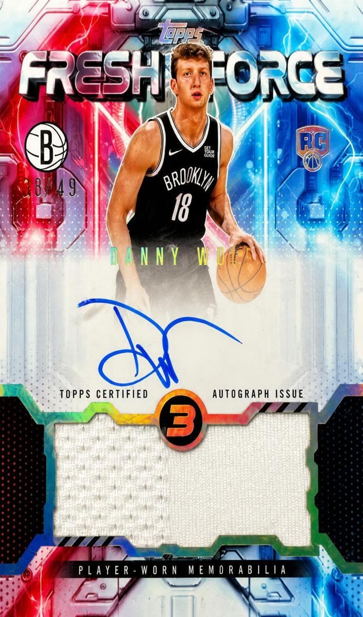 Danny Wolf 2025 topps Topps 3
