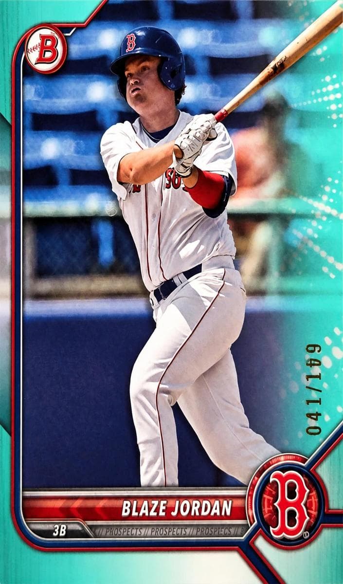 Blaze Jordan 2022 bowman Bowman Draft