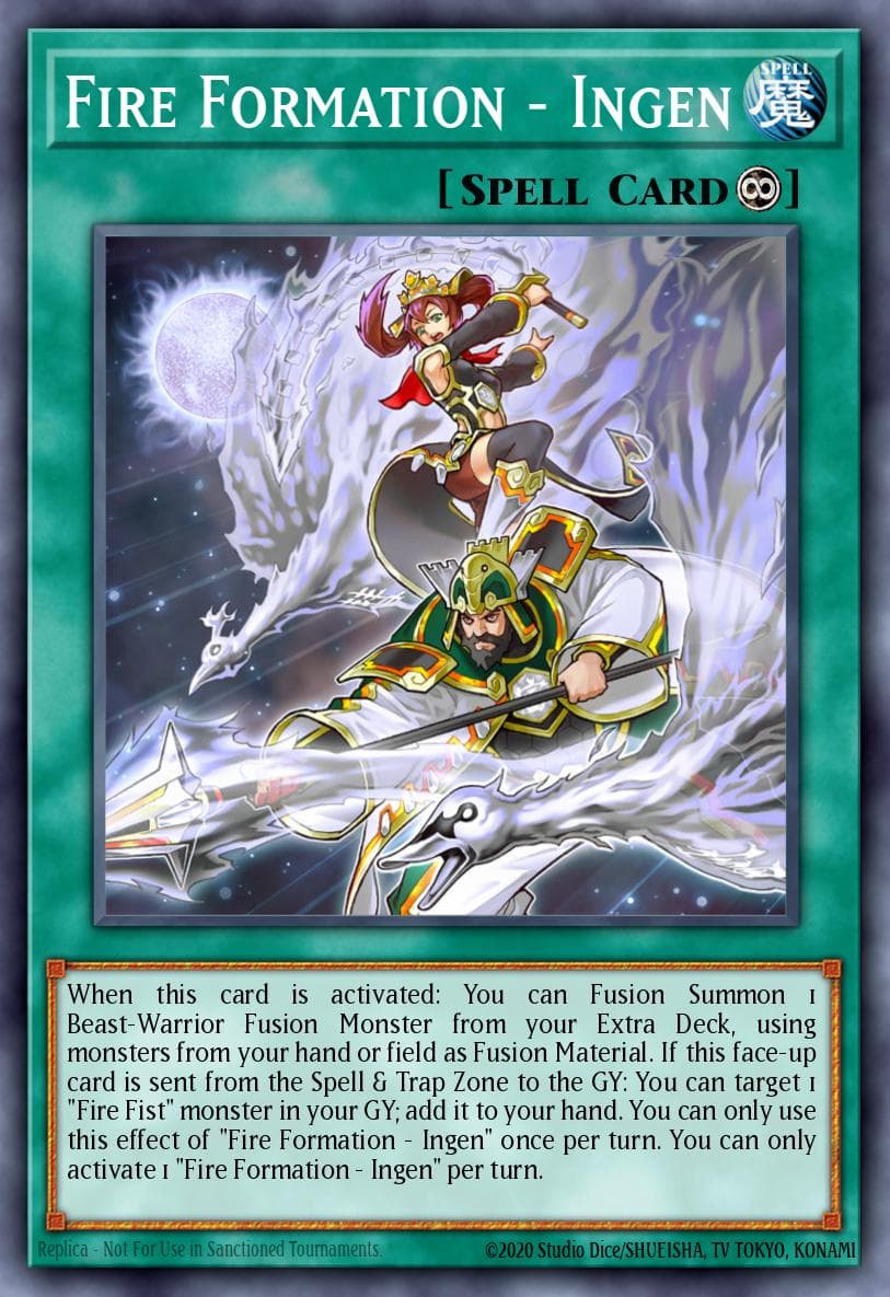 Fire Formation - Ingen 2019 Yu-Gi-Oh! Fists of the Gadgets