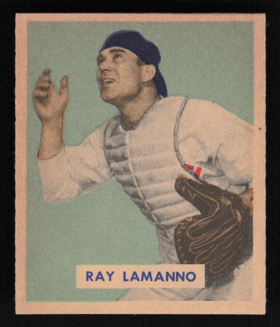 Ray Lamanno 1949 bowman Bowman